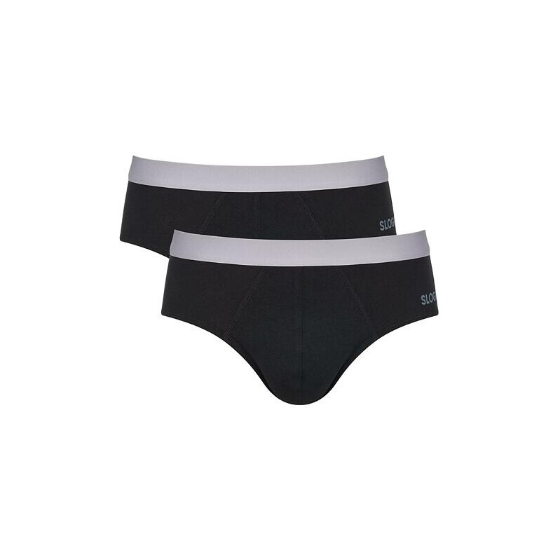 2pack slipů Sloggi ABC GO černé