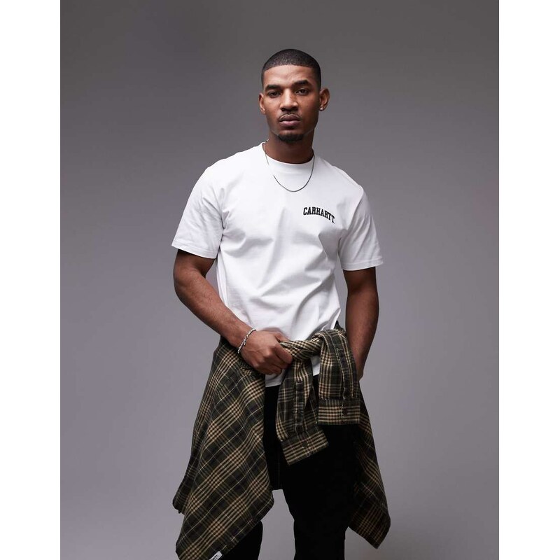 Carhartt WIP university script t-shirt in white