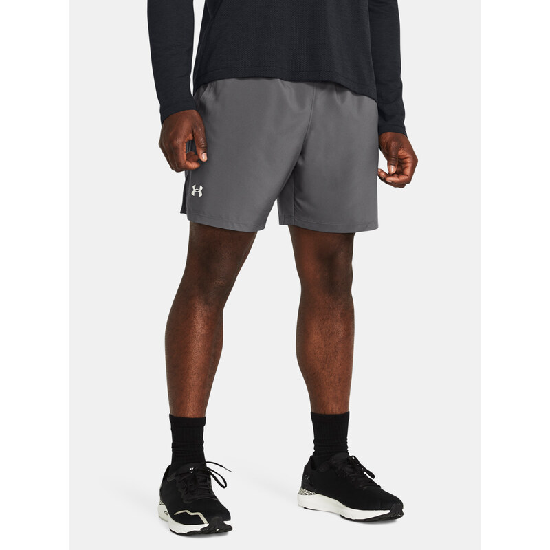 Pánské kraťasy Under Armour UA LAUNCH 7 SHORTS-GRY - Pánské