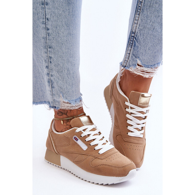 SWEET SHOES Sportovní obuv BK939 khaki - Step in style 105011065