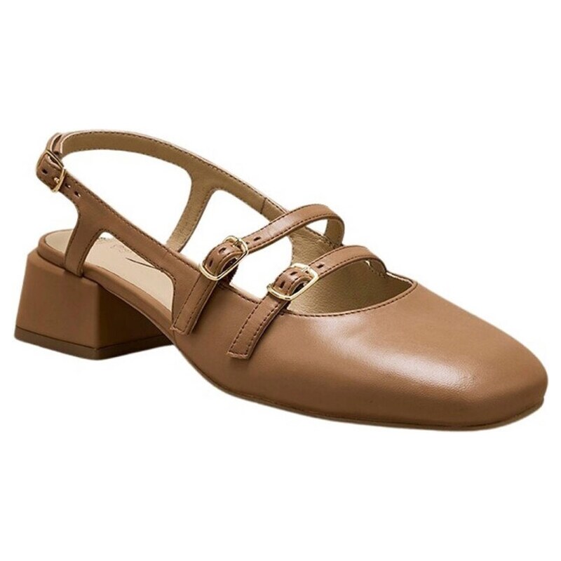 Slingback lodičky Pédiconfort karamelová
