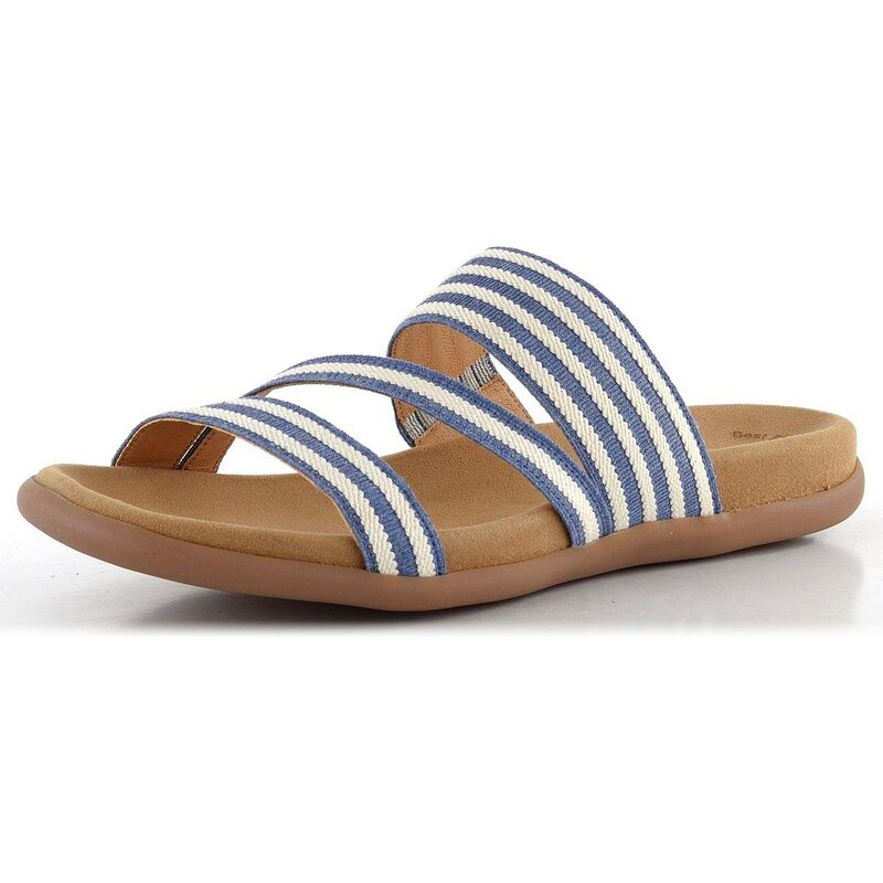 Gabor fuzbetové pantofle Jeans/Panna 63.702.88 105022362