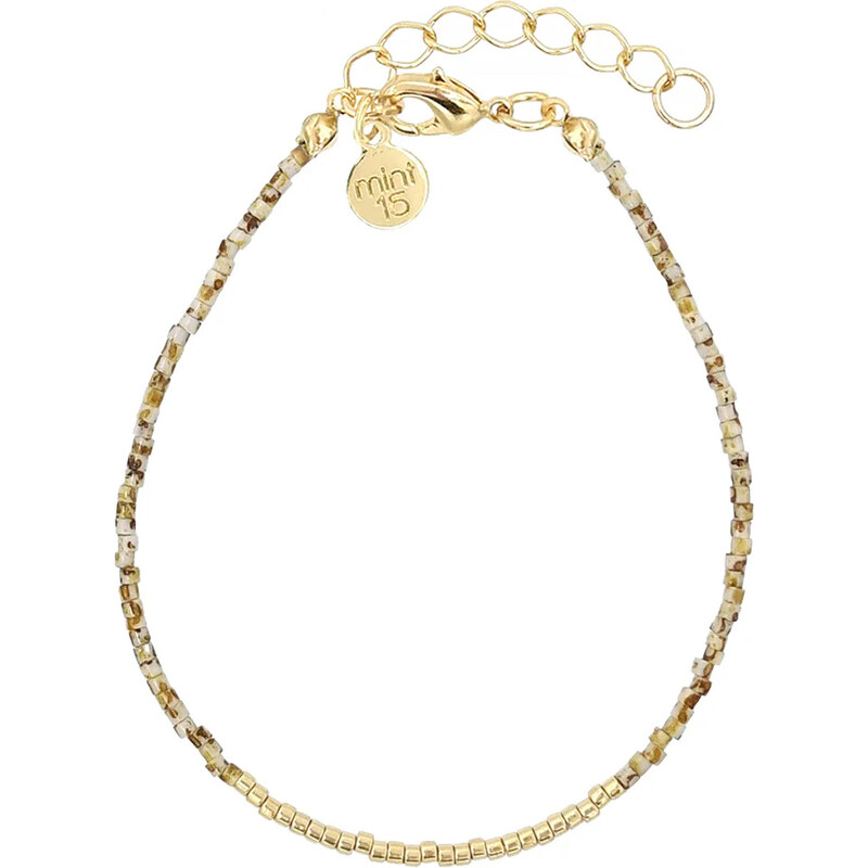 Mint15 Miyuki náramek SIMPLY CHIQUE BEIGE Gold 105029352