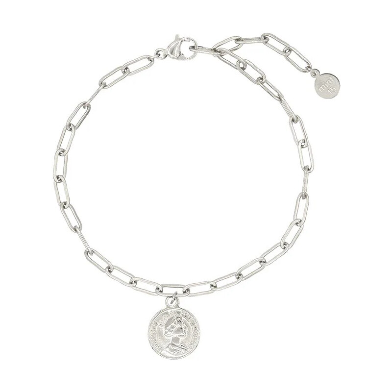 Mint15 Náramek CHAIN COIN Silver 105029524