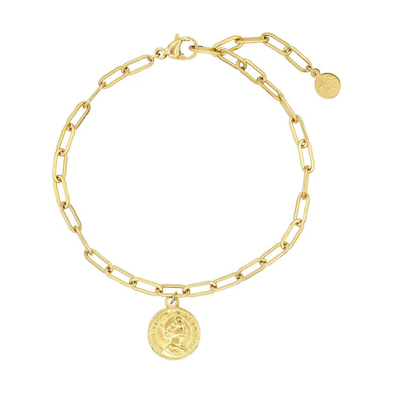 Mint15 Náramek CHAIN COIN Gold 105029525