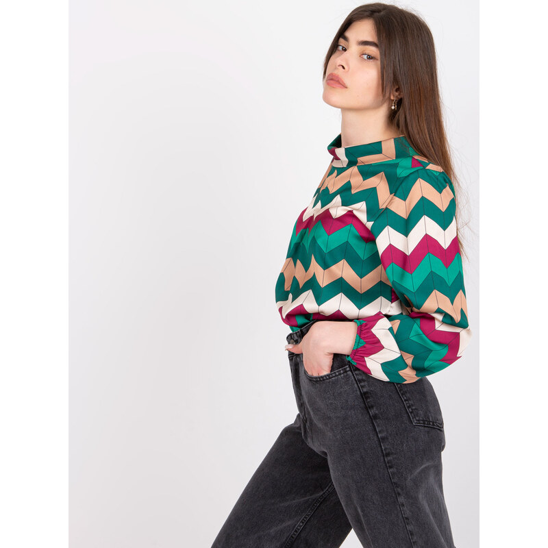 Halenka DHJ BZ model 17355719 tmavě zelená - FPrice