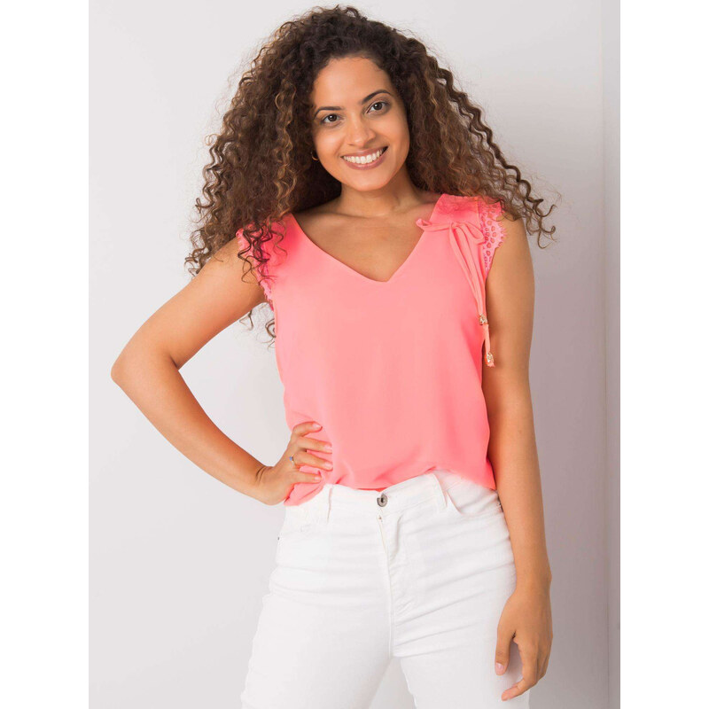 Dámský top DHJ TP model 17356073 fluo růžová - FPrice