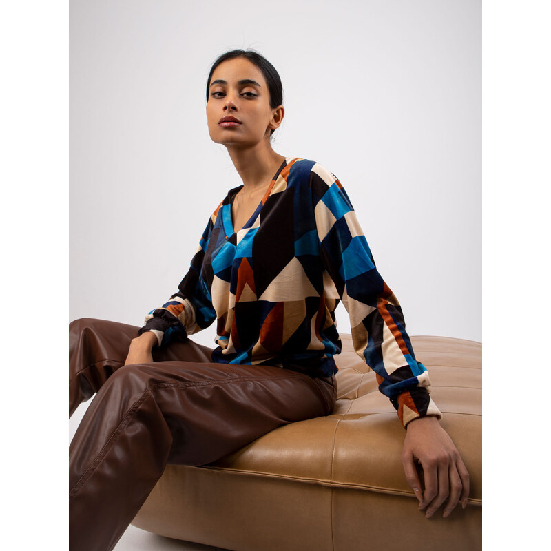 Halenka DHJ BZ model 17607955 tmavě modrá - FPrice