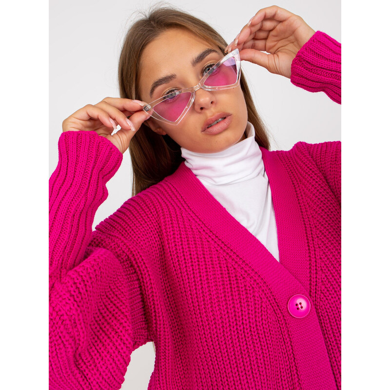 FPrice Kardigan TW SW BL 0100.38X fuchsiový 113458357