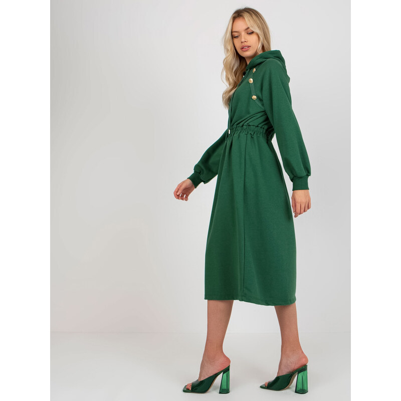 Dámské šaty RV SK model 17828235 tmavě zelené - FPrice