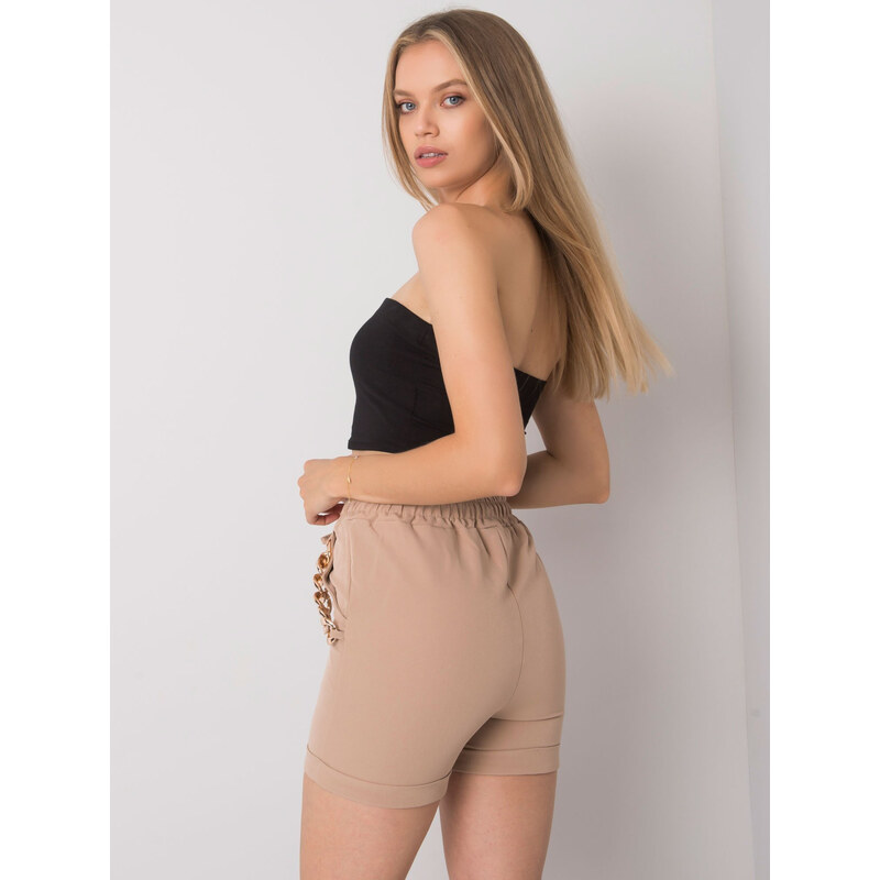 Szorty DHJ SN model 19762873 ciemny bezowy - FPrice