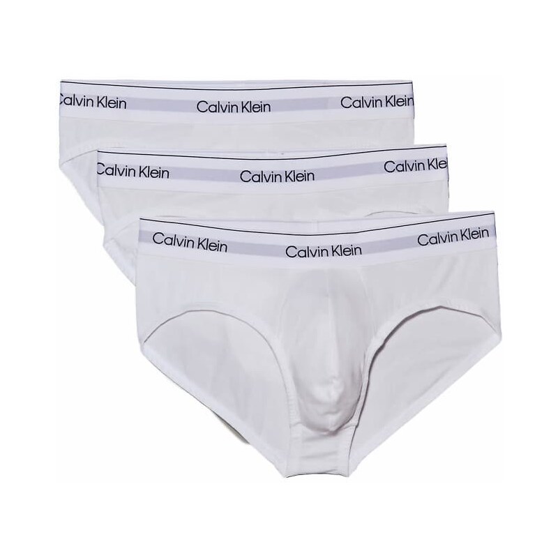 Calvin Klein Icon Cotton Stretch 3 pack hip briefs in triple
