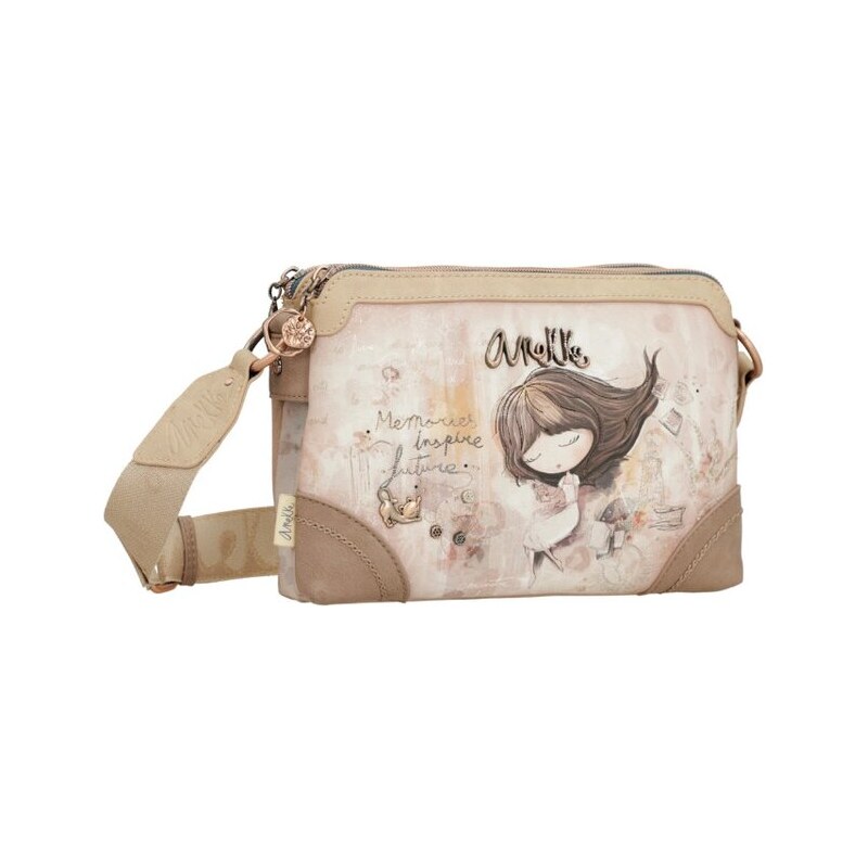 Crossbody kabelka se 2 přihrádkami z kolekce Alma Anekke 40803-160 105042669