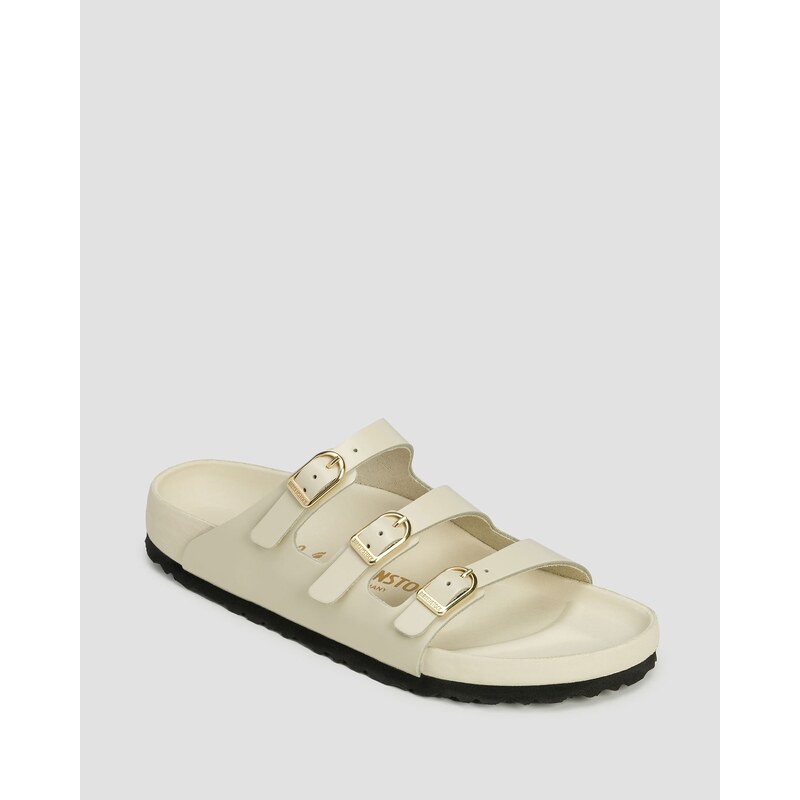 Dámské Béžové Pantofle Birkenstock Florida D-buckle Exq Lena Hs