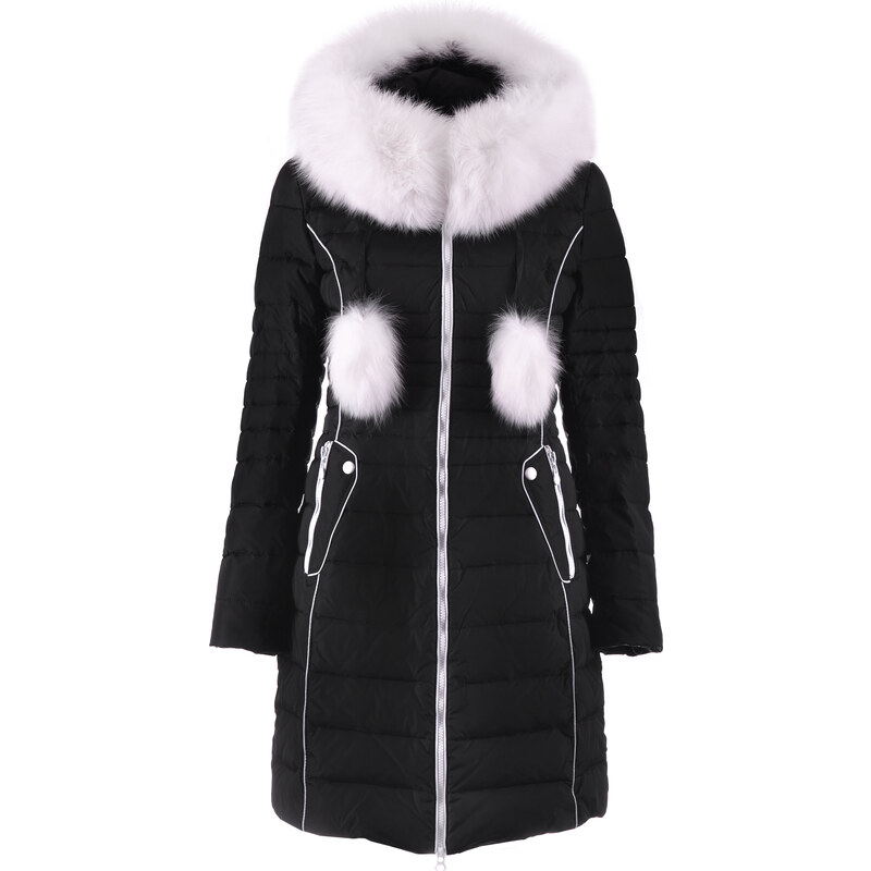 Luxusní péřová bunda s kožešinou Snowimage