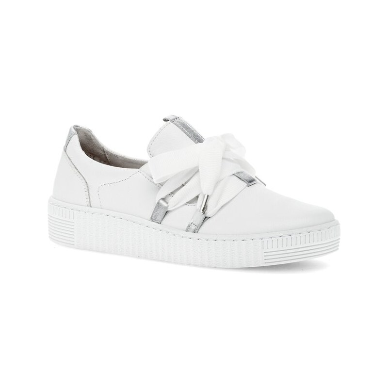 Sneakers se stříbrnými detaily Gabor 03.333.21 bílá 105048381