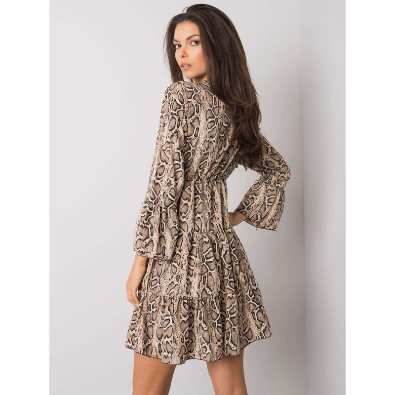Šaty DHJ SK černá a béžová model 15826377 - FPrice