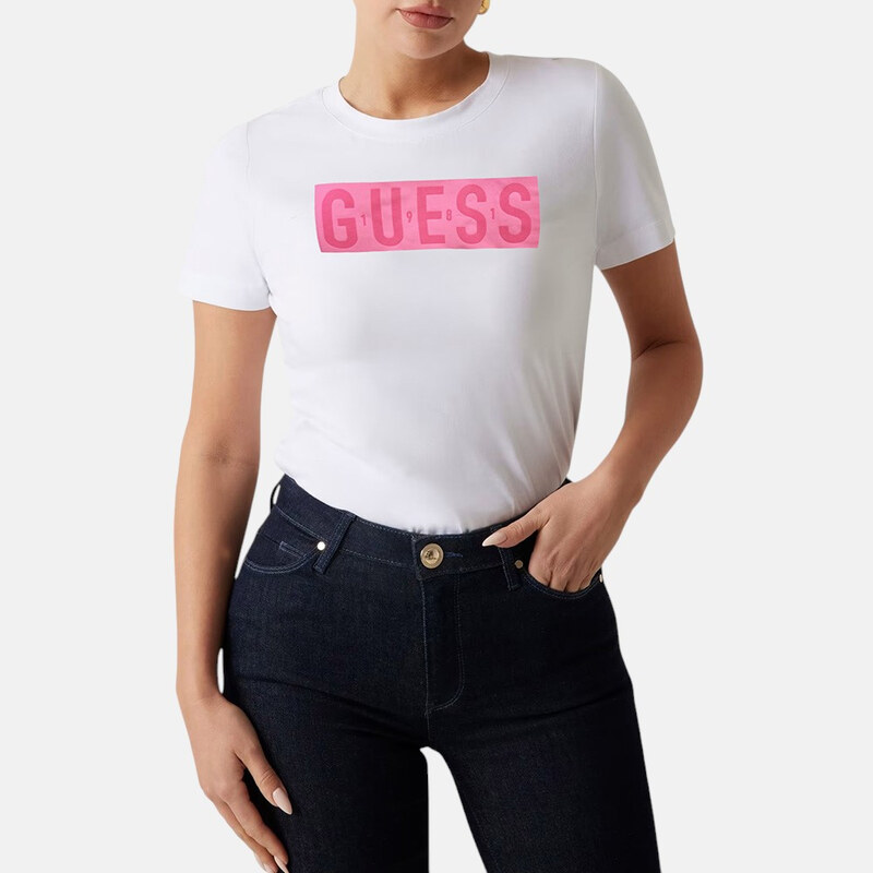 Dámské bílé triko Guess 56162