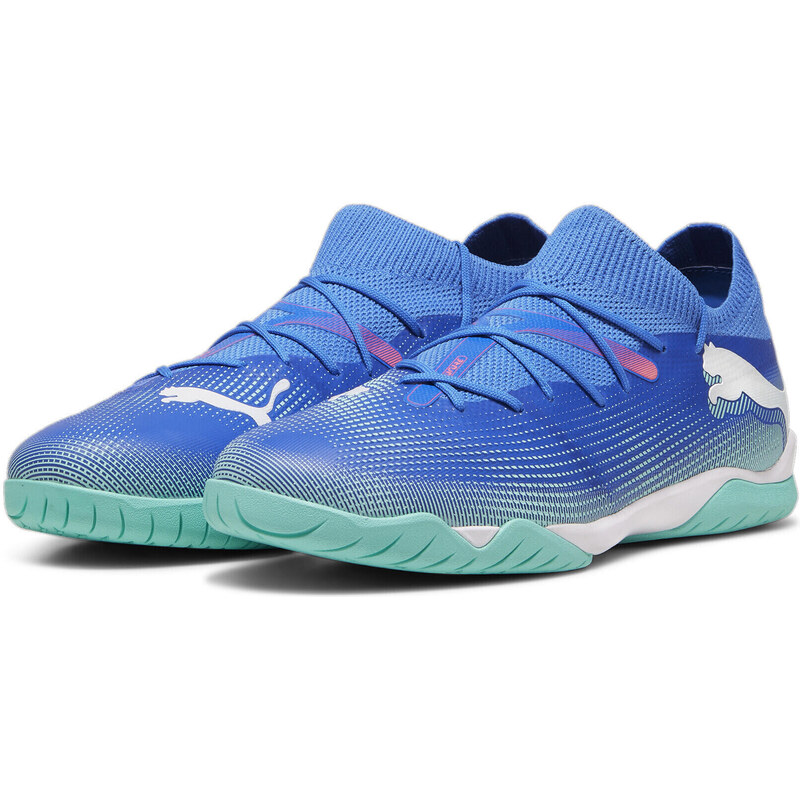 PUMA Kopačky FUTURE 7 MATCH IT PUMA Bluemazing White Electric
