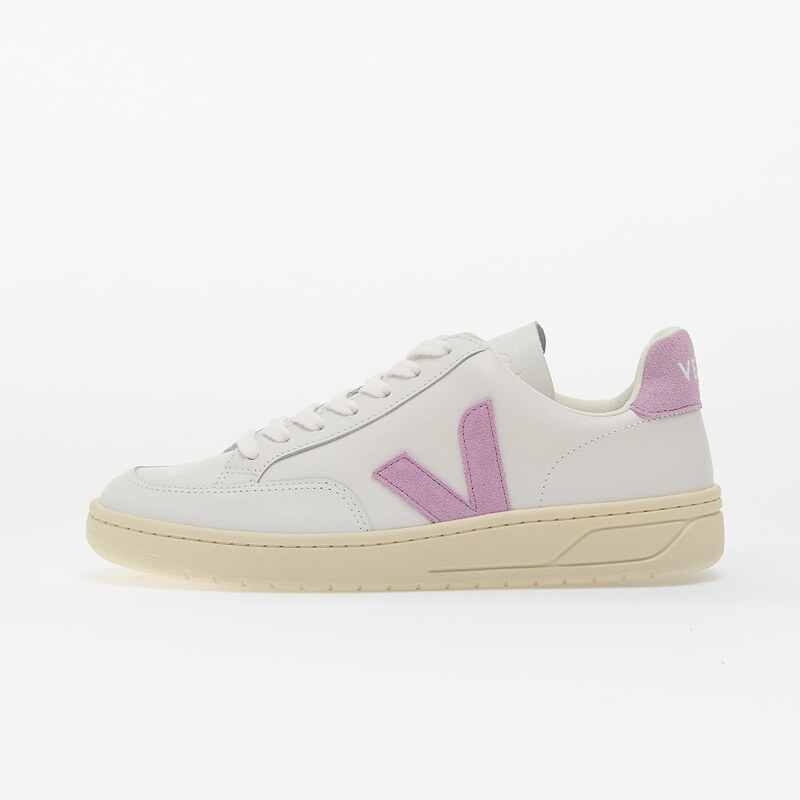 Veja W V-12 Leather Extra-White_Orchid