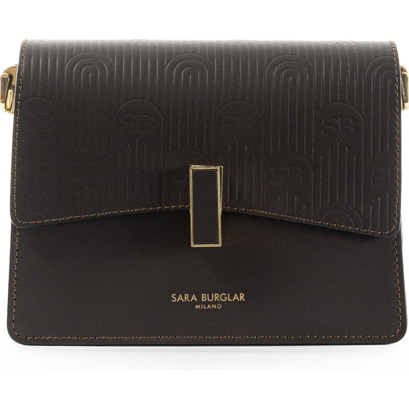 SARA BURGLAR Veronica Marrone crossbody kabelka 105081920