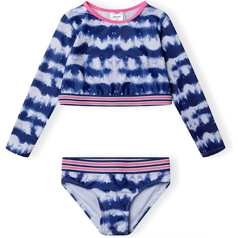 MINOTI Bikiny modrá / světlemodrá / světle růžová