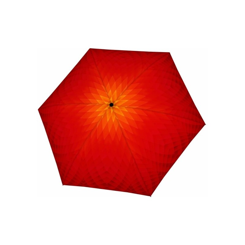Mini deštník Doppler Carbonsteel Mini Slim Fusion Red/Yellow