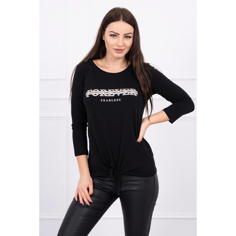 Kesi Tričko s nápisem FOREVER černá S/M - L/XL 105059251