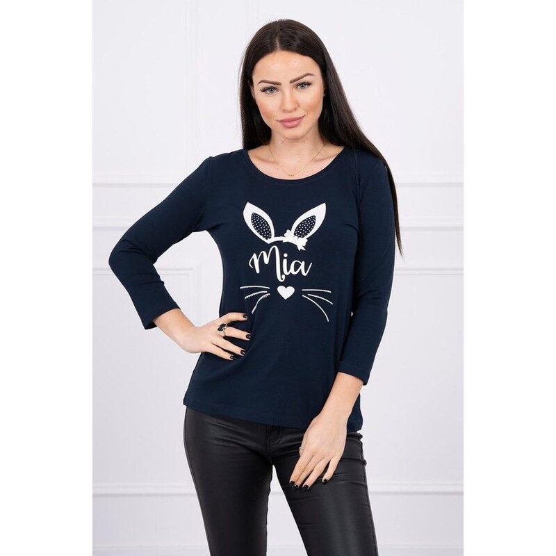 Kesi Tričko s nápisem MIA, tmavě modrá S/M - L/XL 105059256