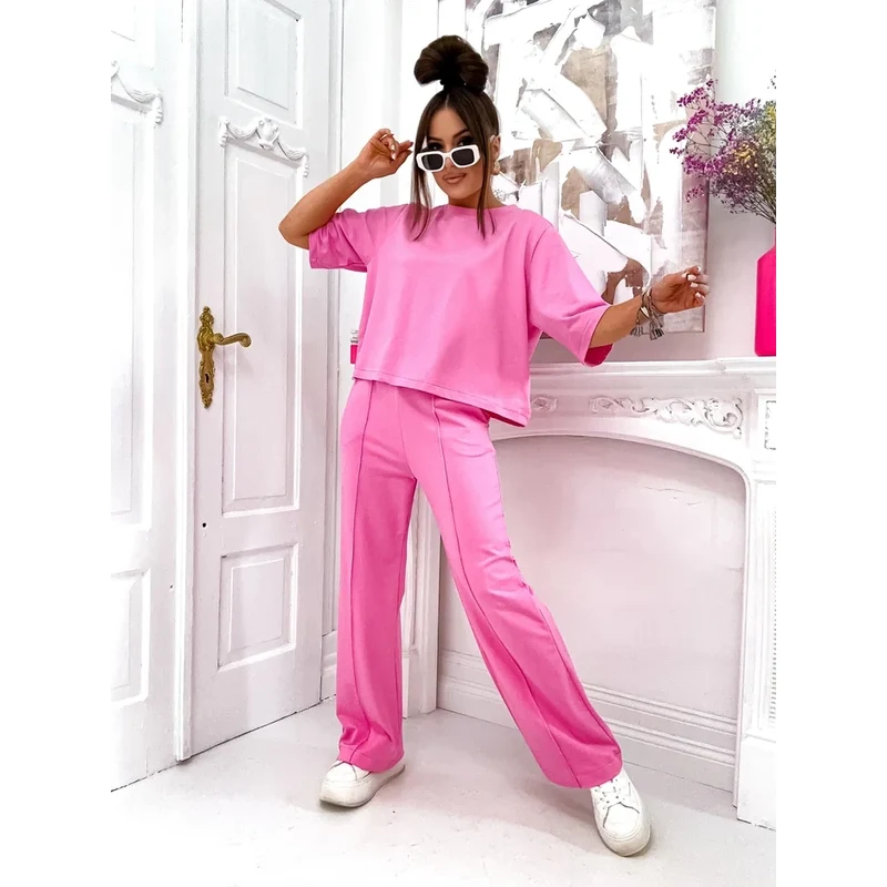 Resti Womens cotton set with flared pants 108963485