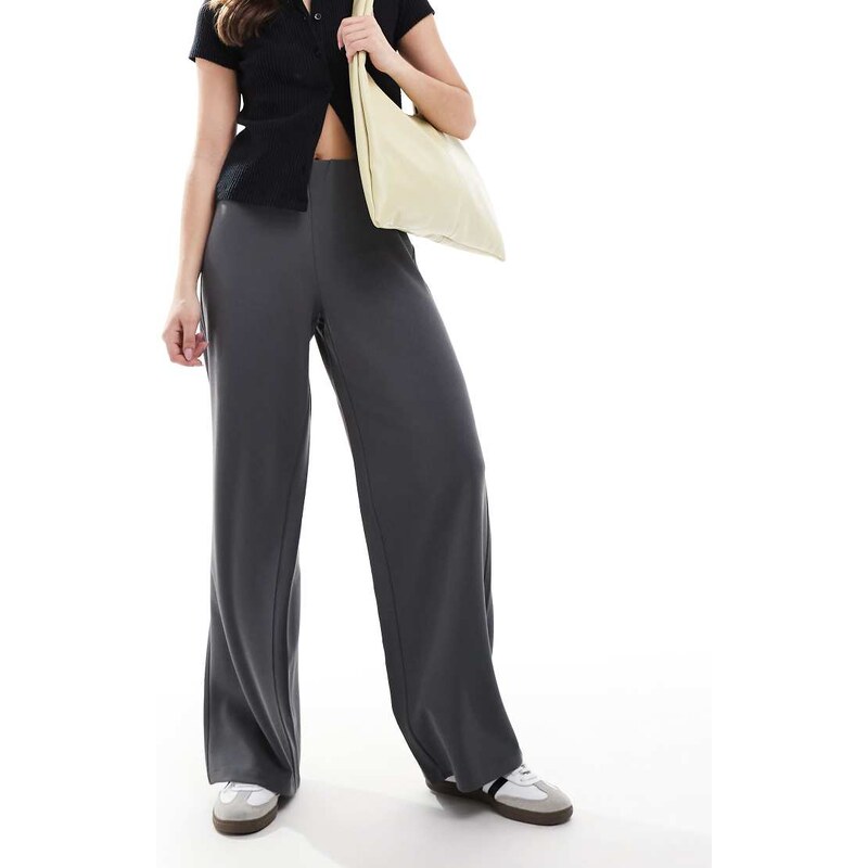 Vero Moda loose pull on trousers in grey 105851908