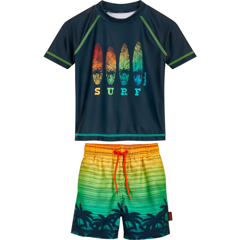 PLAYSHOES UV ochrana marine modrá / světlemodrá / zelená /