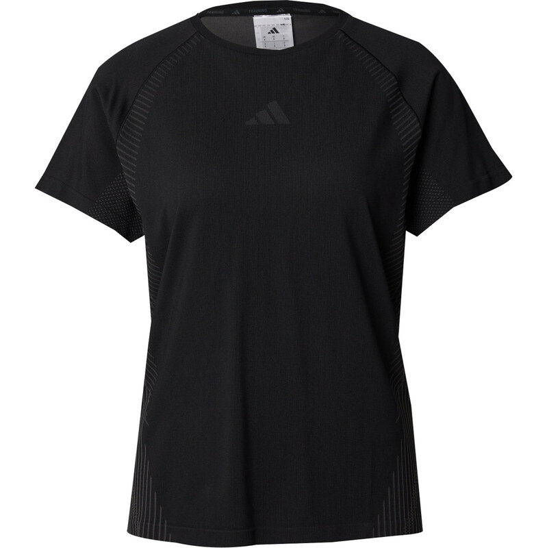 ADIDAS PERFORMANCE Funkční tričko tmavě šedá / černá