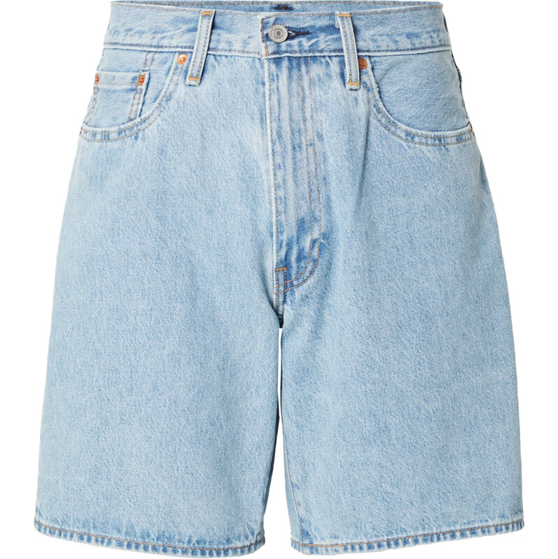 LEVIS  Džíny 468 Loose Shorts světlemodrá