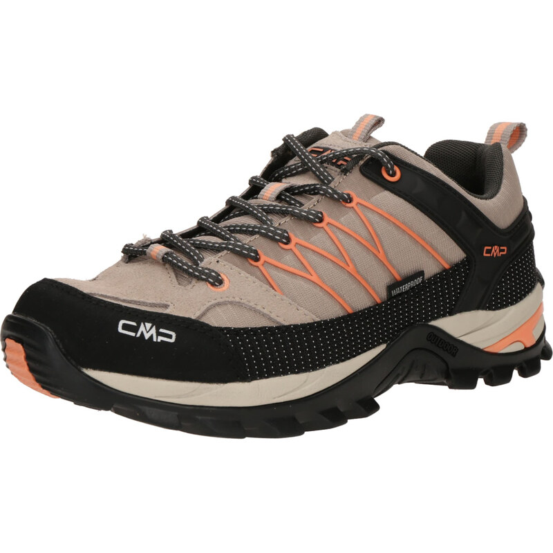CMP Polobotky Rigel cappuccino / jasně oranžová / černá / bílá