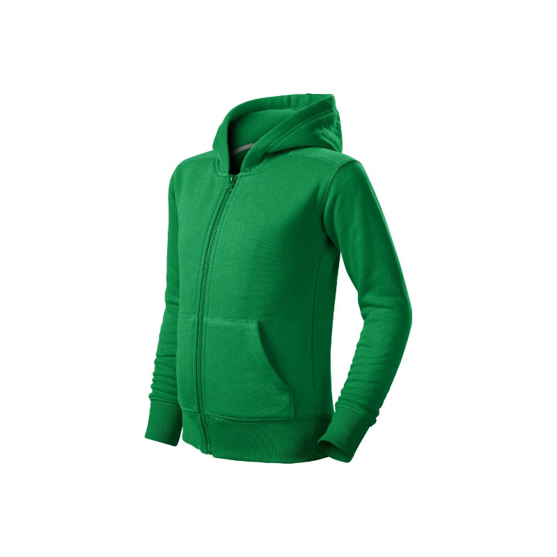 MALFINI, a.s. Trendy Zipper mikina dětská středně zelená