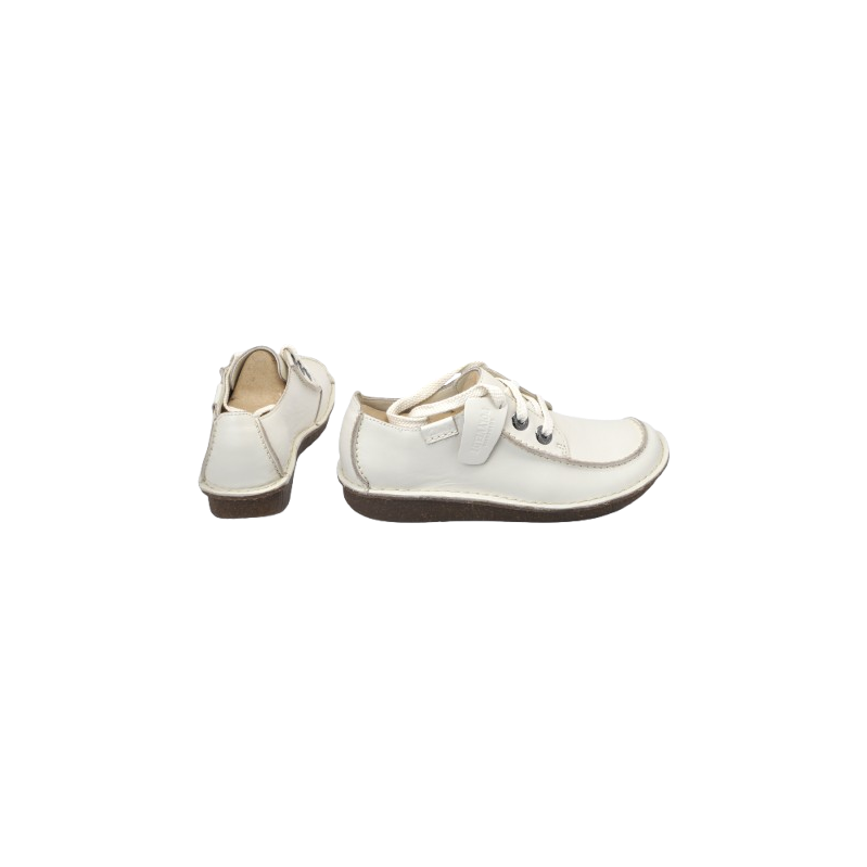 Dámské polobotky v krémové barvě Clarks 26181433 béžová 105081913