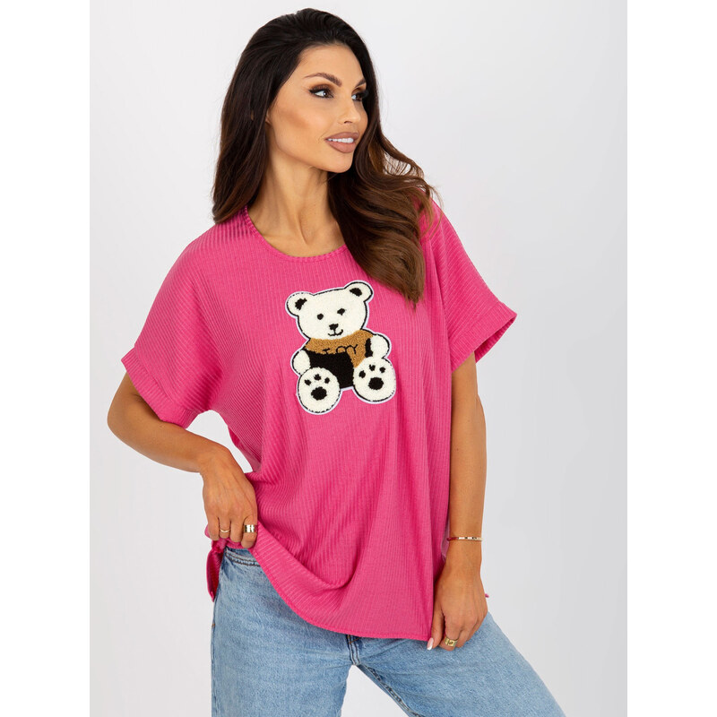 Dámská halenka LK BZ model 18309984 fuchsiová - FPrice