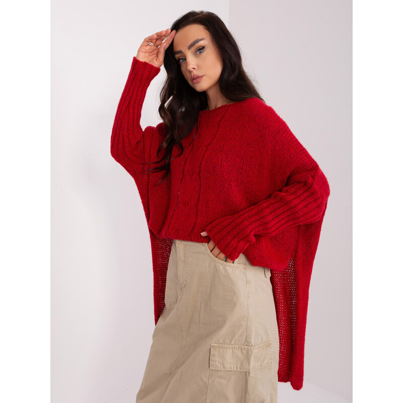 Sweter TW SW BI model 18959409 ciemny czerwony - FPrice