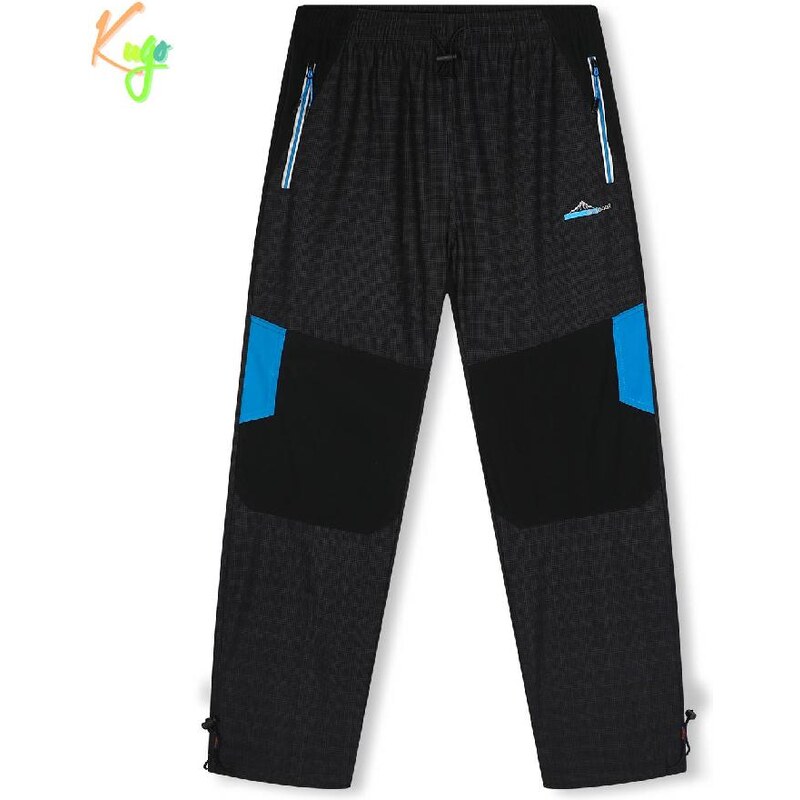 Dětské outdoorové kalhoty Kugo G9656 tmavě šedé, vel. 134