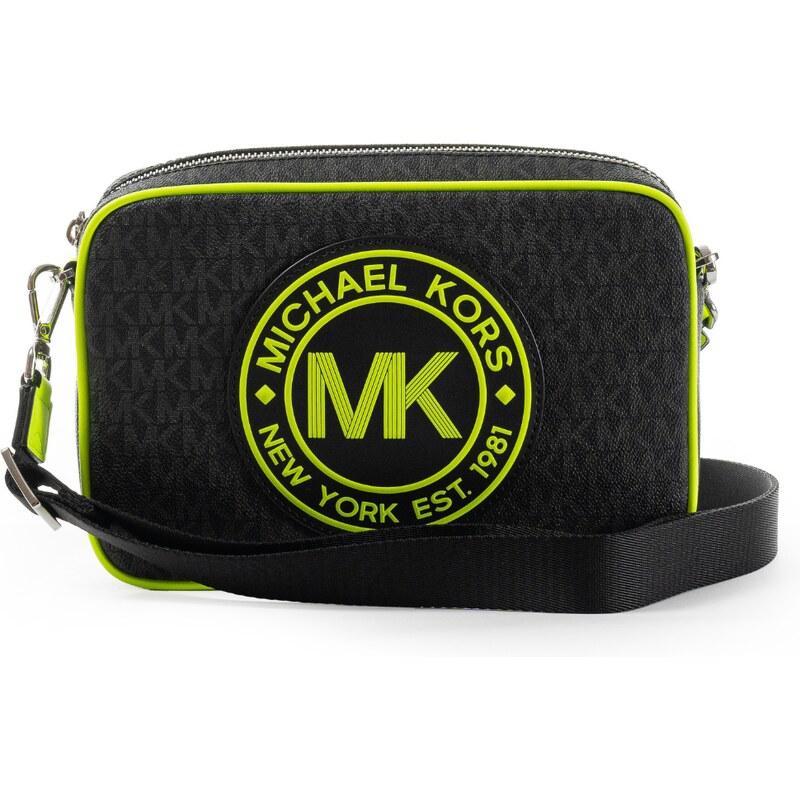 MICHAEL KORS Fulton Neon Lime crossbody taška
