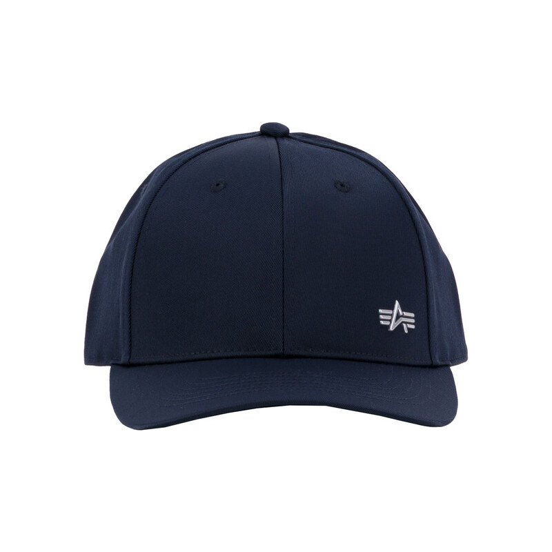 Alpha Industries Kšiltovka Metal Label Cap modrá rep. 105085477