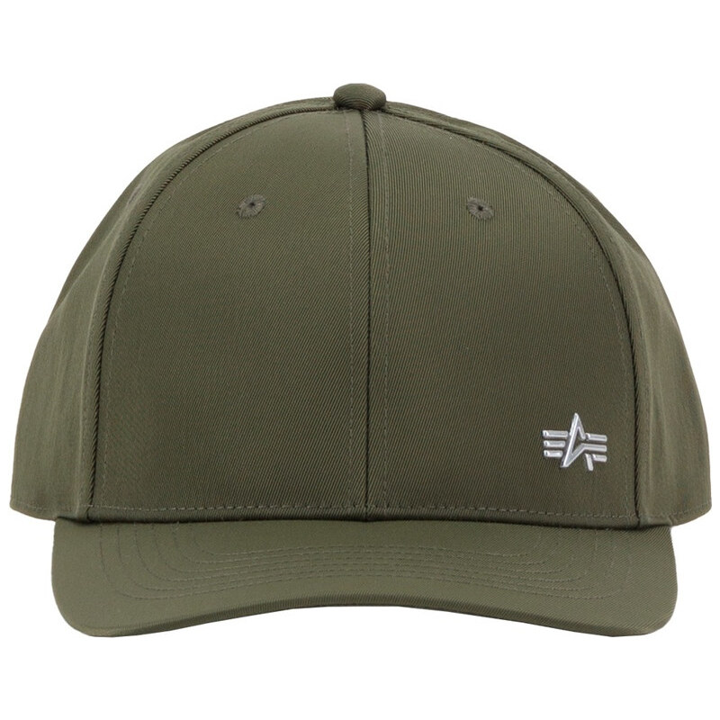 Alpha Industries Kšiltovka Metal Label Cap tmavě zelená 105085476