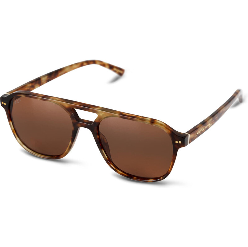 Kapten & Son Sluneční brýle Zurich Edge hnědá / světle hnědá
