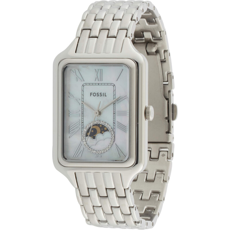 FOSSIL Analogové hodinky Raquel stříbrná / offwhite 105441710