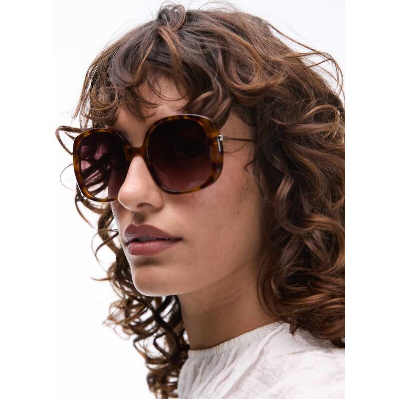 Jimmy Fairly The Marilu oversized square sunglasses in vintage
