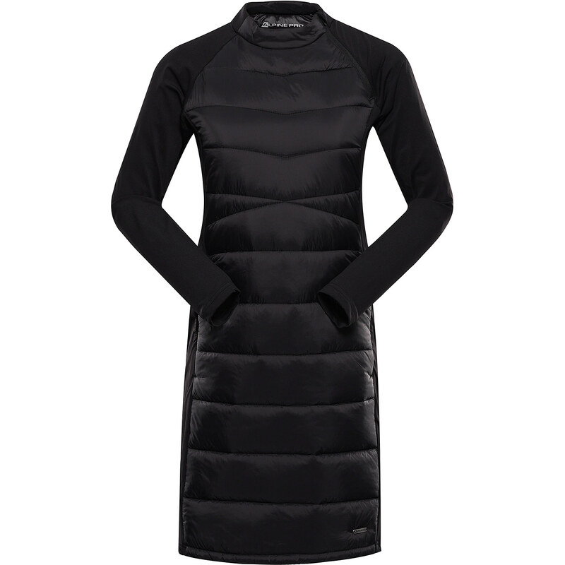Dámské hi-therm šaty ALPINE PRO OMERA černá L 109417026