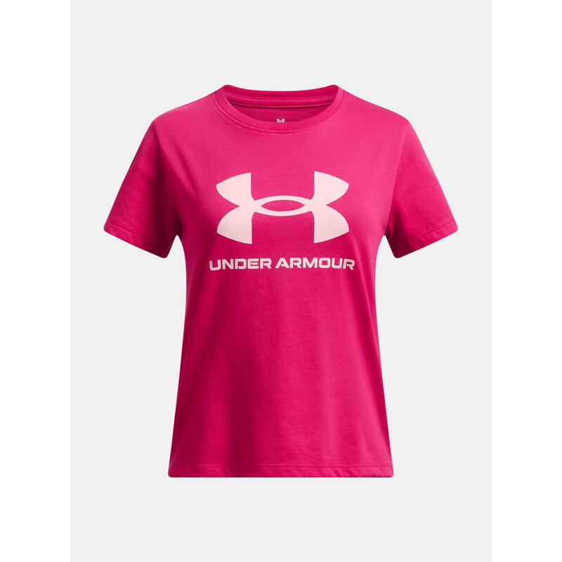 Dívčí tričko Under Armour UA BIG LOGO SS - Holky