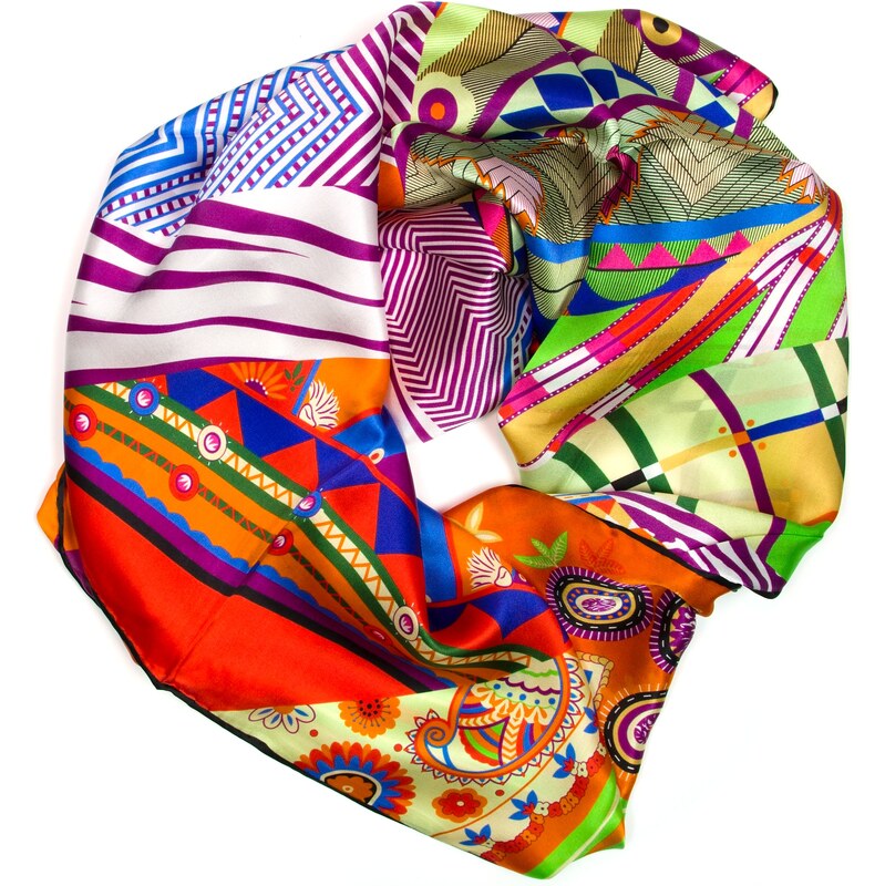 Blaire Dámský hedvábný šátek Fiota multicolor 105099207
