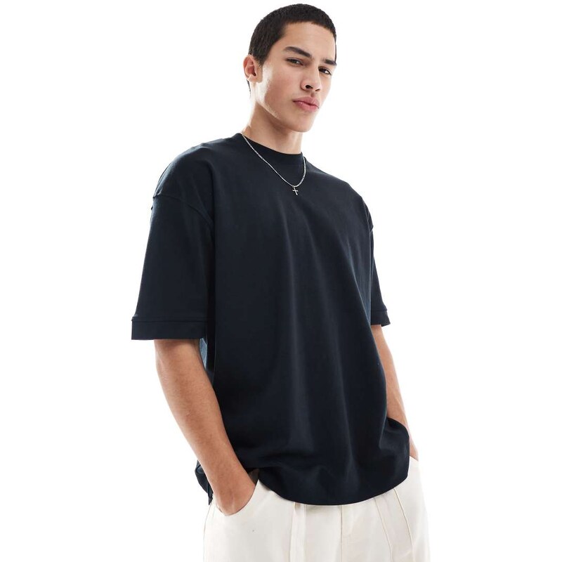 Brave Soul short sleeve premium t-shirt 300 gsm in black